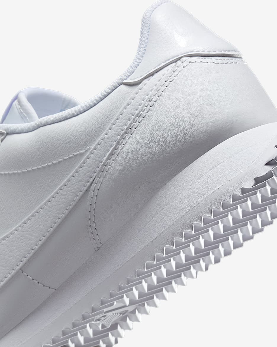 Nike cortez leather femme blanche online